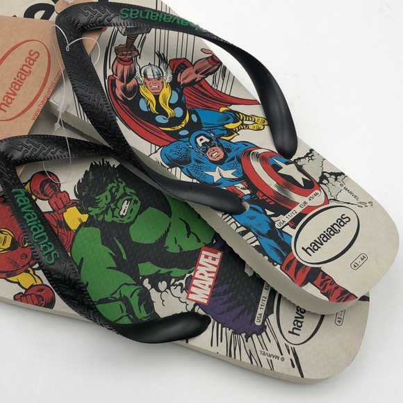 Havaianas Men's Havaianas Marvel Classics Avengers Top Sandal Beige - Picture 4 of 5